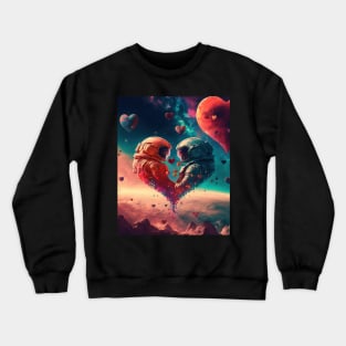 Love in space Crewneck Sweatshirt